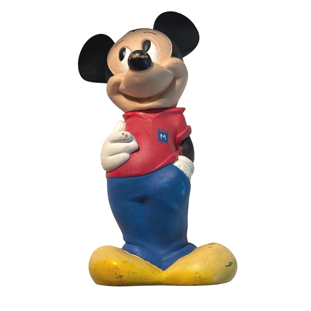 Vintage‎ Mickey Mouse Coin Bank Disney ILCO TOY Collectible Figurine - Picture 2 of 6